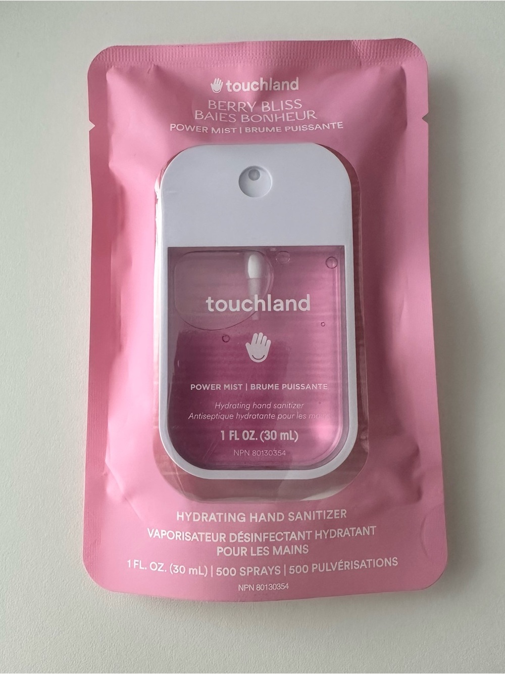 Touchland Berry Bliss Hydrating Hand Sanitizer Mist – Pink